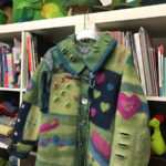 Bunte Jacke ganz aus Filz